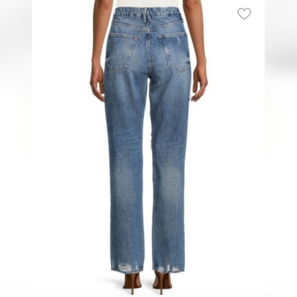 New Good American Distressed Jeans Size 2/26 - Picture 6 of 11